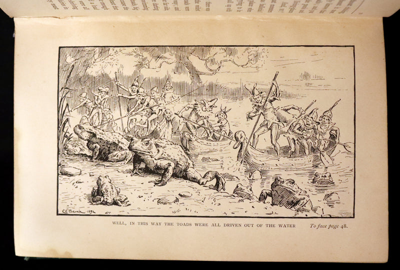 1892 Rare First Edition - SCENES IN FAIRYLAND by JC Atkinson illustrated by CE Brock.