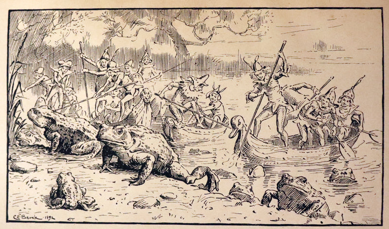 1892 Rare First Edition - SCENES IN FAIRYLAND by JC Atkinson illustrated by CE Brock.