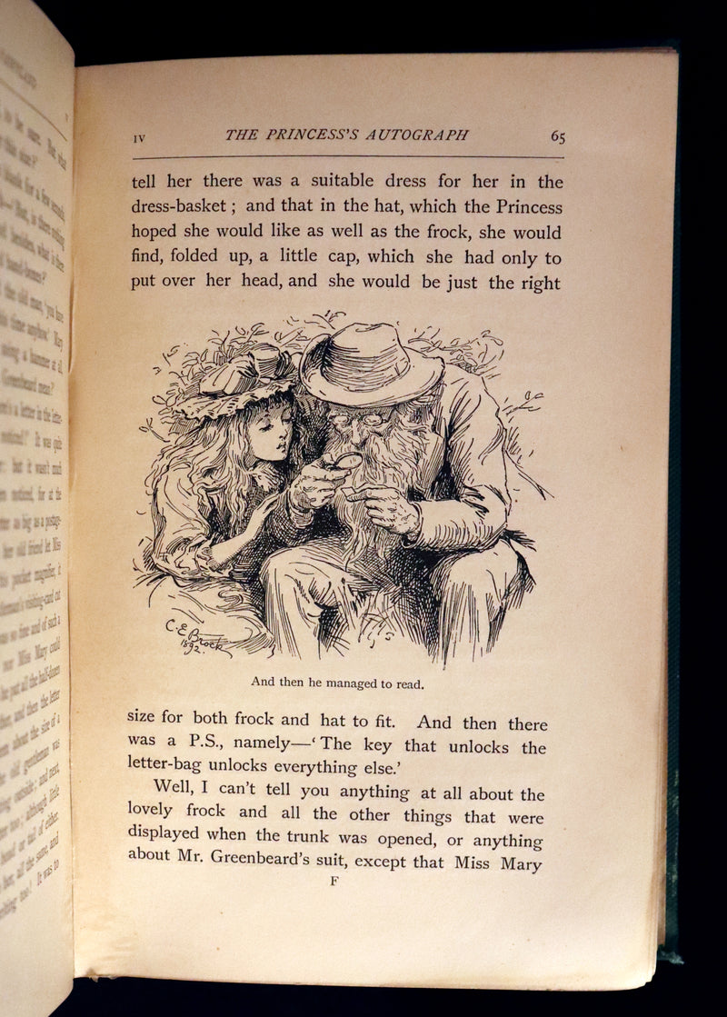 1892 Rare First Edition - SCENES IN FAIRYLAND by JC Atkinson illustrated by CE Brock.