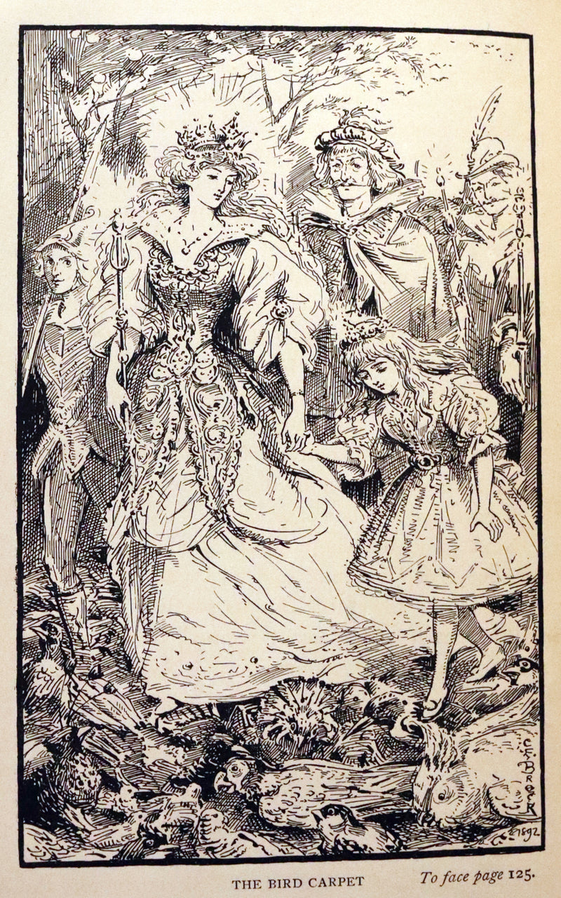1892 Rare First Edition - SCENES IN FAIRYLAND by JC Atkinson illustrated by CE Brock.