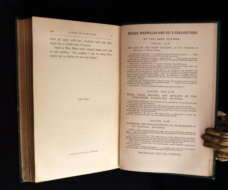 1892 Rare First Edition - SCENES IN FAIRYLAND by JC Atkinson illustrated by CE Brock.