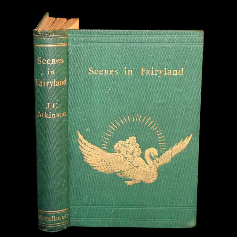 1892 Rare First Edition - SCENES IN FAIRYLAND by JC Atkinson illustrated by CE Brock.