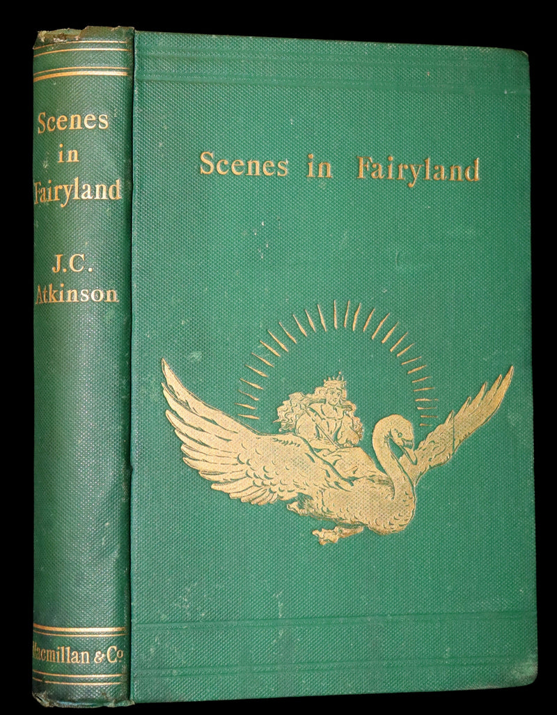 1892 Rare First Edition - SCENES IN FAIRYLAND by JC Atkinson illustrated by CE Brock.