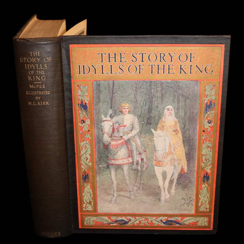 1912 First Edition Illustrated by Maria L. Kirk - Legend of King Arthur - Idylls of the King.