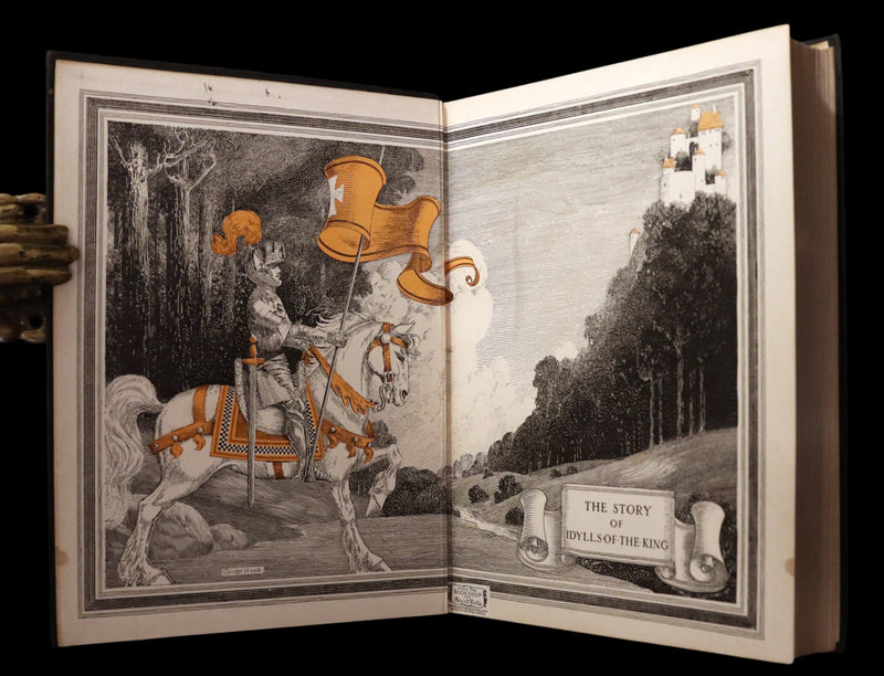 1912 First Edition Illustrated by Maria L. Kirk - Legend of King Arthur - Idylls of the King.