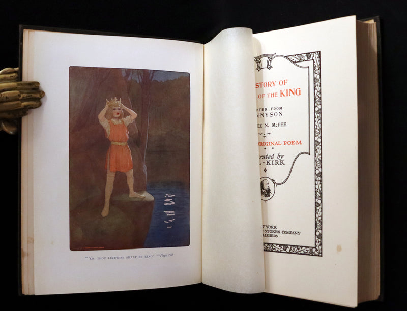 1912 First Edition Illustrated by Maria L. Kirk - Legend of King Arthur - Idylls of the King.