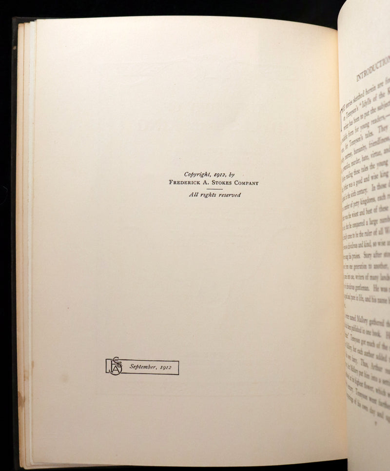 1912 First Edition Illustrated by Maria L. Kirk - Legend of King Arthur - Idylls of the King.