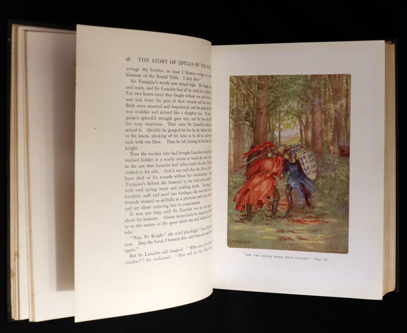 1912 First Edition Illustrated by Maria L. Kirk - Legend of King Arthur - Idylls of the King.