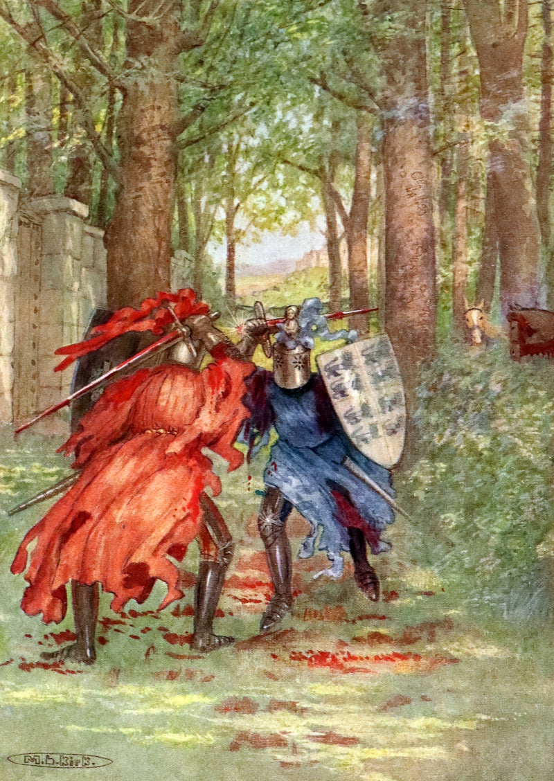 1912 First Edition Illustrated by Maria L. Kirk - Legend of King Arthur - Idylls of the King.