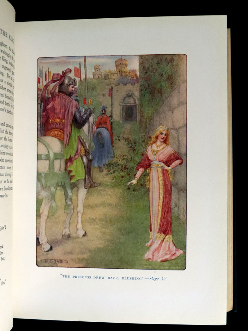 1912 First Edition Illustrated by Maria L. Kirk - Legend of King Arthur - Idylls of the King.