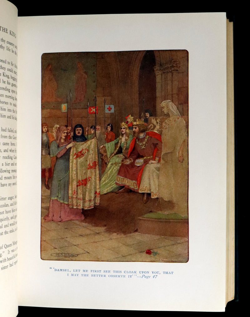 1912 First Edition Illustrated by Maria L. Kirk - Legend of King Arthur - Idylls of the King.