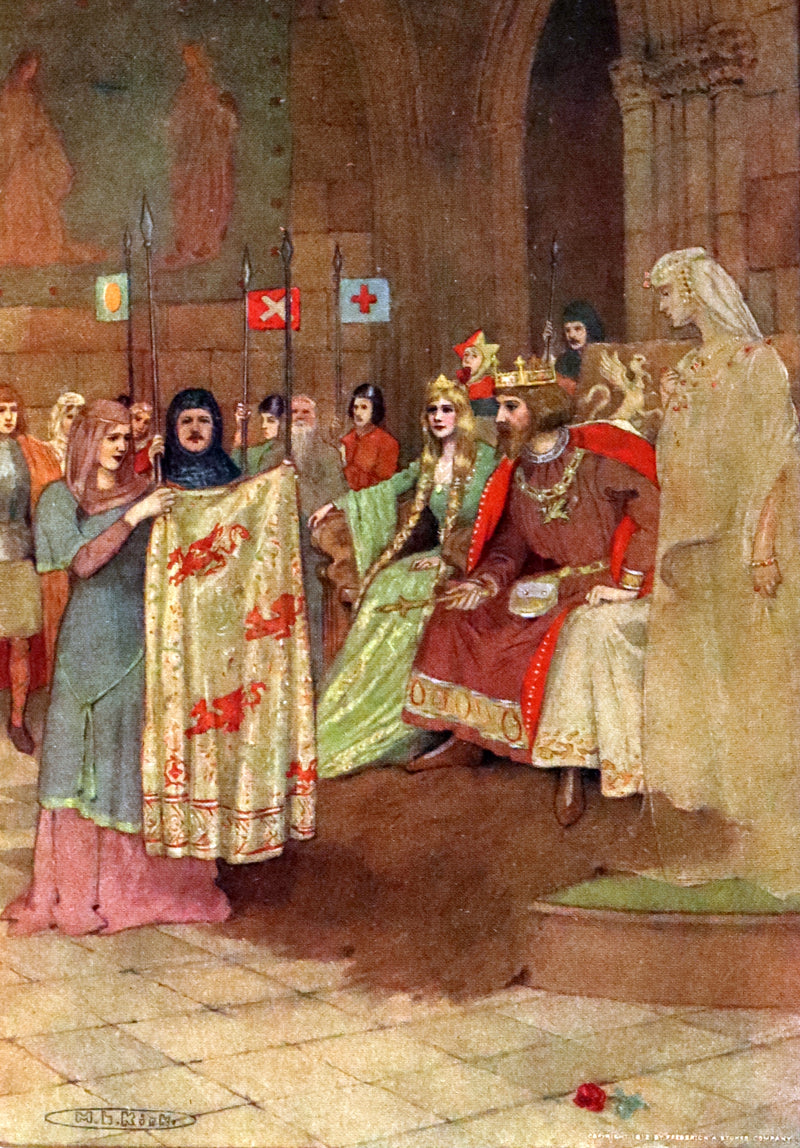 1912 First Edition Illustrated by Maria L. Kirk - Legend of King Arthur - Idylls of the King.