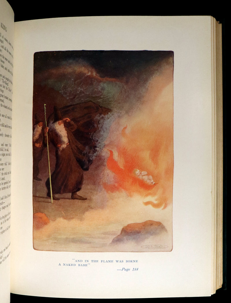1912 First Edition Illustrated by Maria L. Kirk - Legend of King Arthur - Idylls of the King.