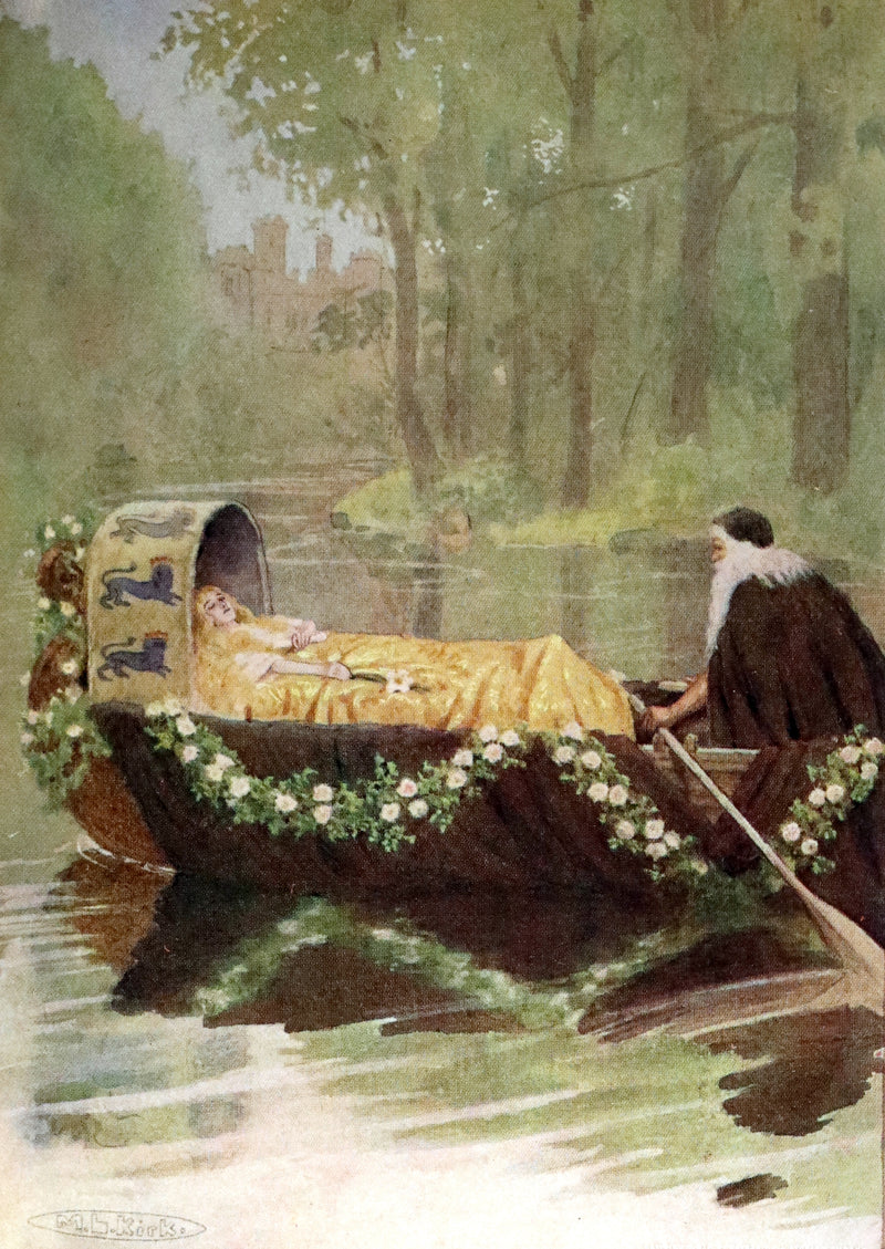 1912 First Edition Illustrated by Maria L. Kirk - Legend of King Arthur - Idylls of the King.