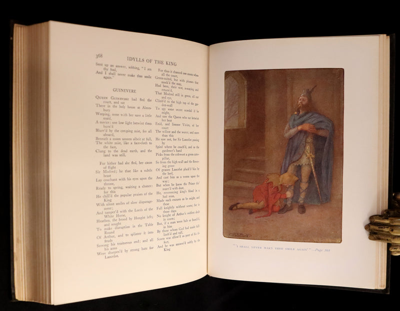 1912 First Edition Illustrated by Maria L. Kirk - Legend of King Arthur - Idylls of the King.