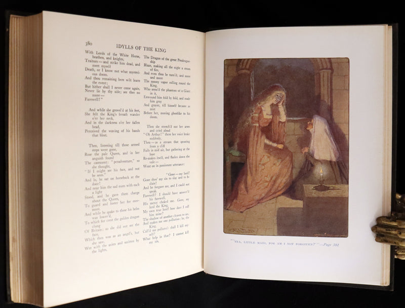 1912 First Edition Illustrated by Maria L. Kirk - Legend of King Arthur - Idylls of the King.