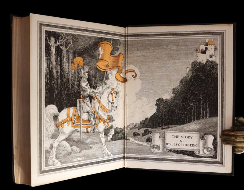 1912 First Edition Illustrated by Maria L. Kirk - Legend of King Arthur - Idylls of the King.