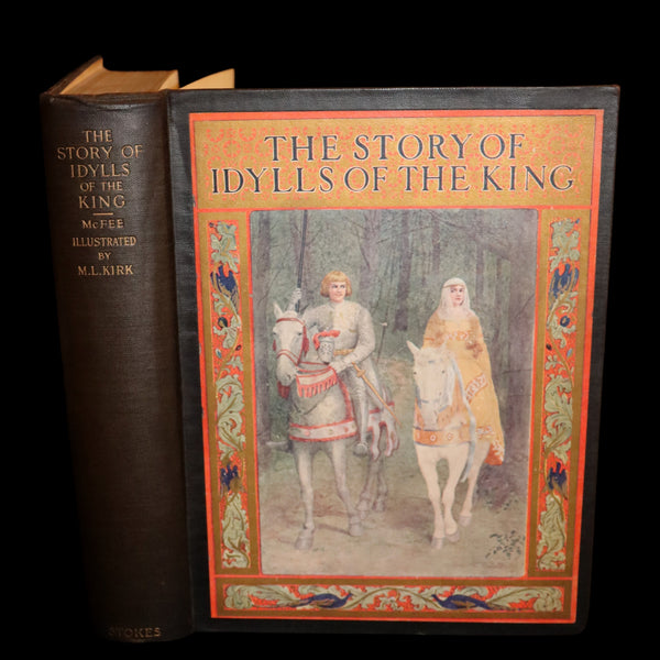 1912 First Edition Illustrated by Maria L. Kirk - Legend of King Arthur - Idylls of the King.