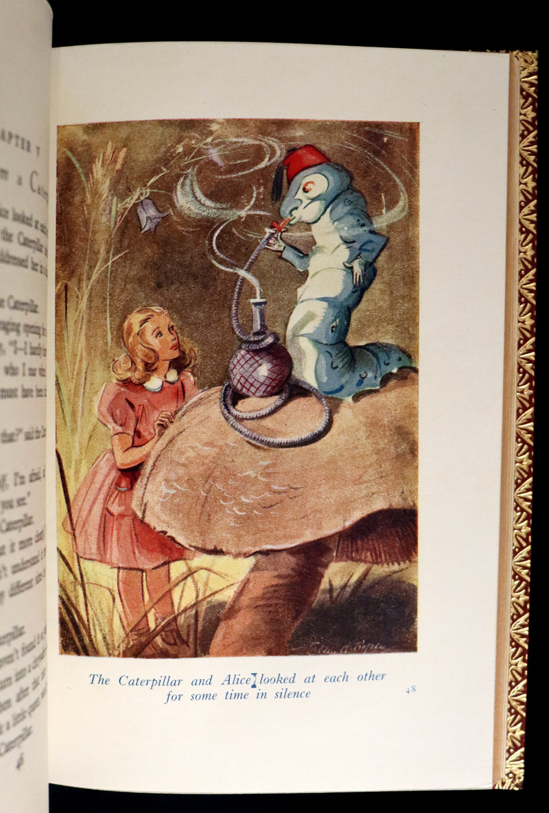 1947 Scarce 1stED in Bayntun Binding - Alice in Wonderland, First Edition Illustrated by Eileen Soper.