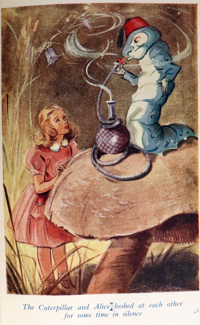 1947 Scarce 1stED in Bayntun Binding - Alice in Wonderland, First Edition Illustrated by Eileen Soper.
