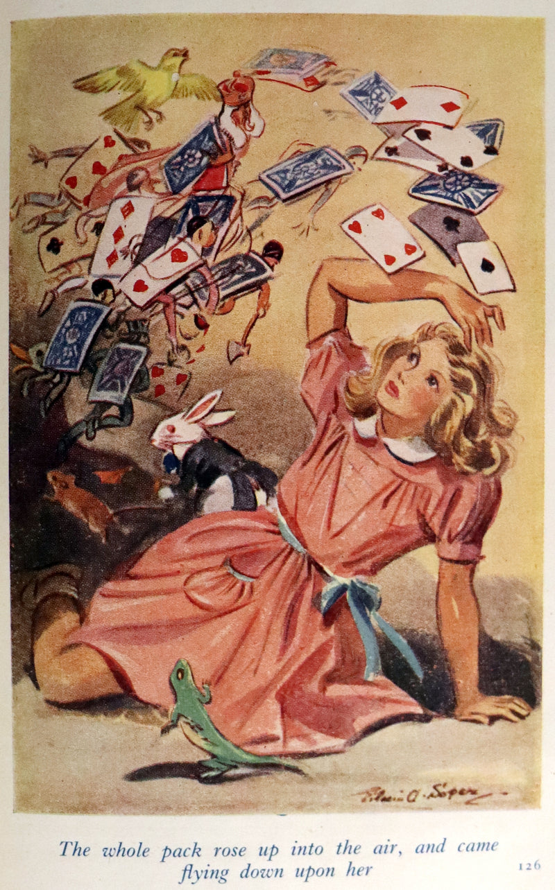 1947 Scarce 1stED in Bayntun Binding - Alice in Wonderland, First Edition Illustrated by Eileen Soper.