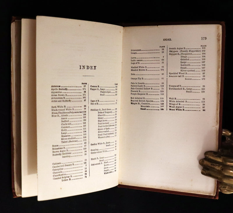 1860 Scarce Book - British Butterflies, Figures and Descriptions of Every Native Species by W. S. Coleman.