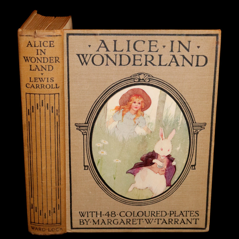 1920 Rare Book - Alice's Adventures in Wonderland illustrated by Margaret W. Tarrant.