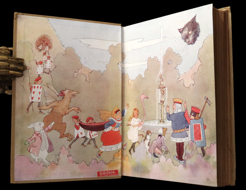 1920 Rare Book - Alice's Adventures in Wonderland illustrated by Margaret W. Tarrant.