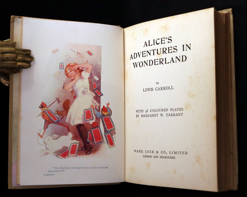 1920 Rare Book - Alice's Adventures in Wonderland illustrated by Margaret W. Tarrant.