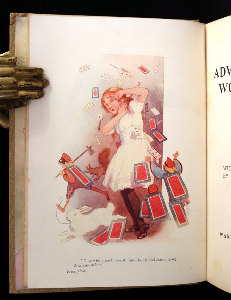 1920 Rare Book - Alice's Adventures in Wonderland illustrated by Margaret W. Tarrant.