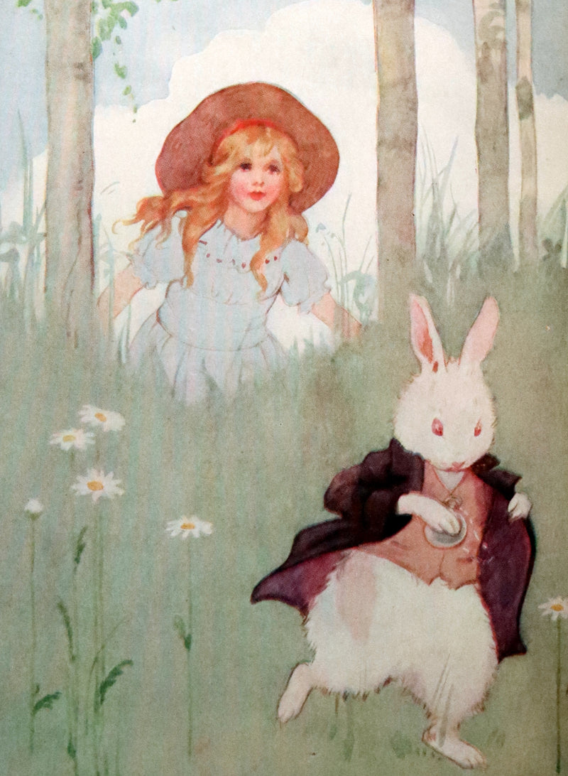 1920 Rare Book - Alice's Adventures in Wonderland illustrated by Margaret W. Tarrant.