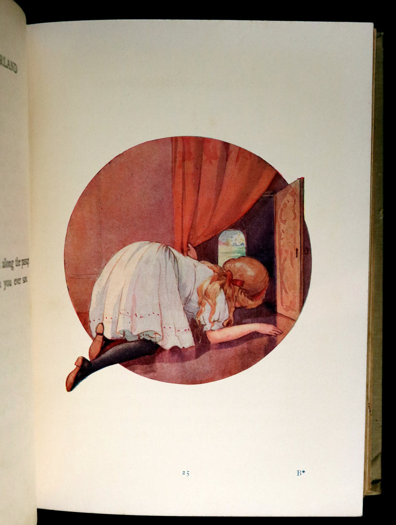 1920 Rare Book - Alice's Adventures in Wonderland illustrated by Margaret W. Tarrant.