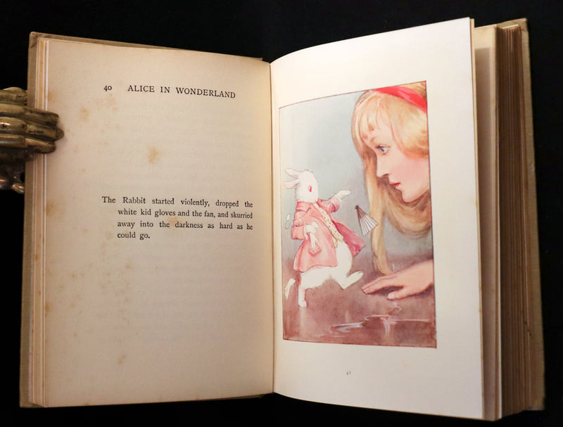 1920 Rare Book - Alice's Adventures in Wonderland illustrated by Margaret W. Tarrant.