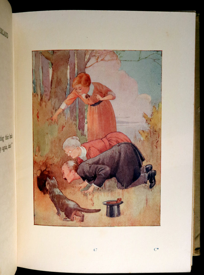 1920 Rare Book - Alice's Adventures in Wonderland illustrated by Margaret W. Tarrant.