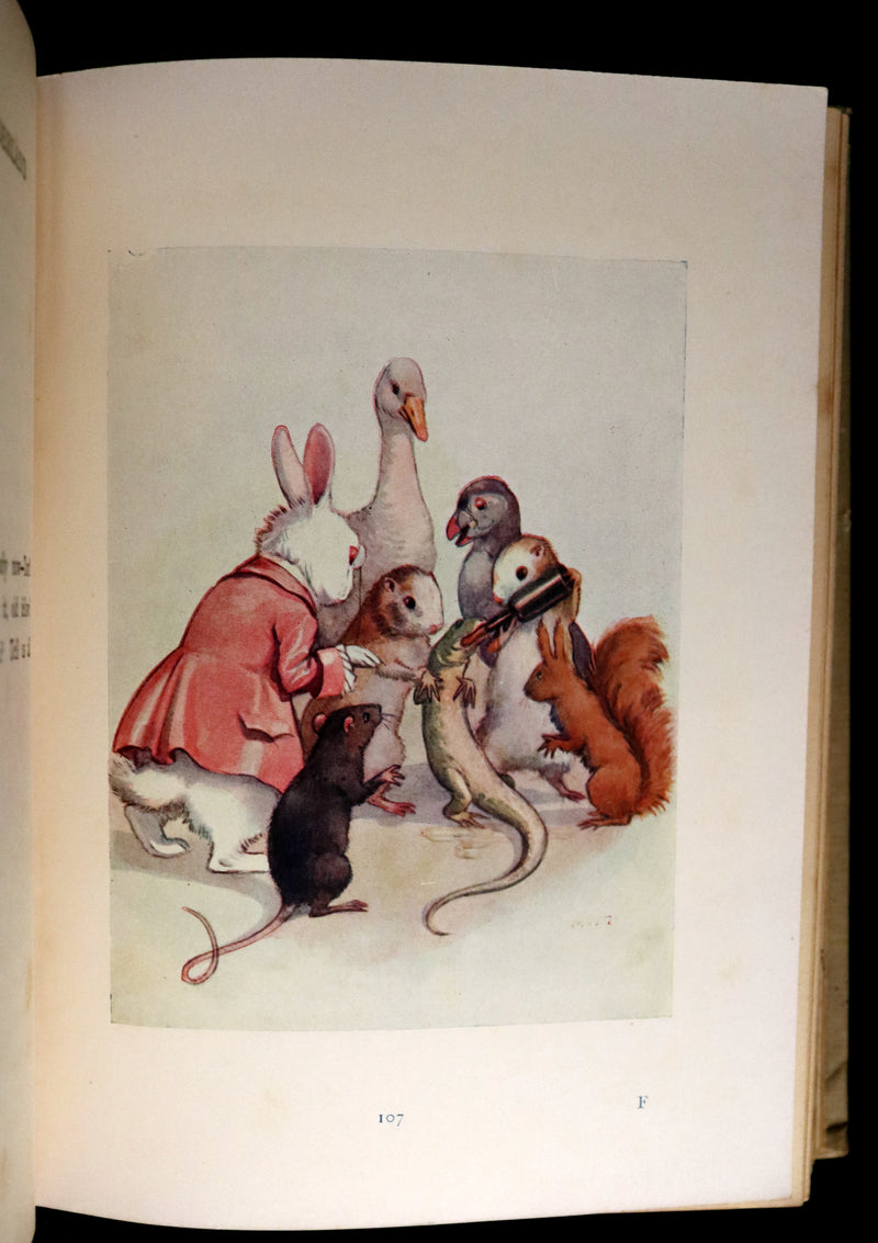 1920 Rare Book - Alice's Adventures in Wonderland illustrated by Margaret W. Tarrant.