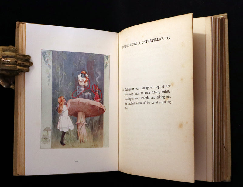 1920 Rare Book - Alice's Adventures in Wonderland illustrated by Margaret W. Tarrant.