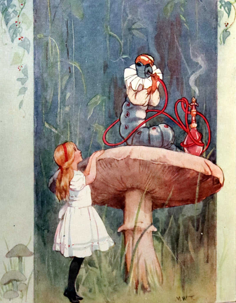 1920 Rare Book - Alice's Adventures in Wonderland illustrated by Margaret W. Tarrant.