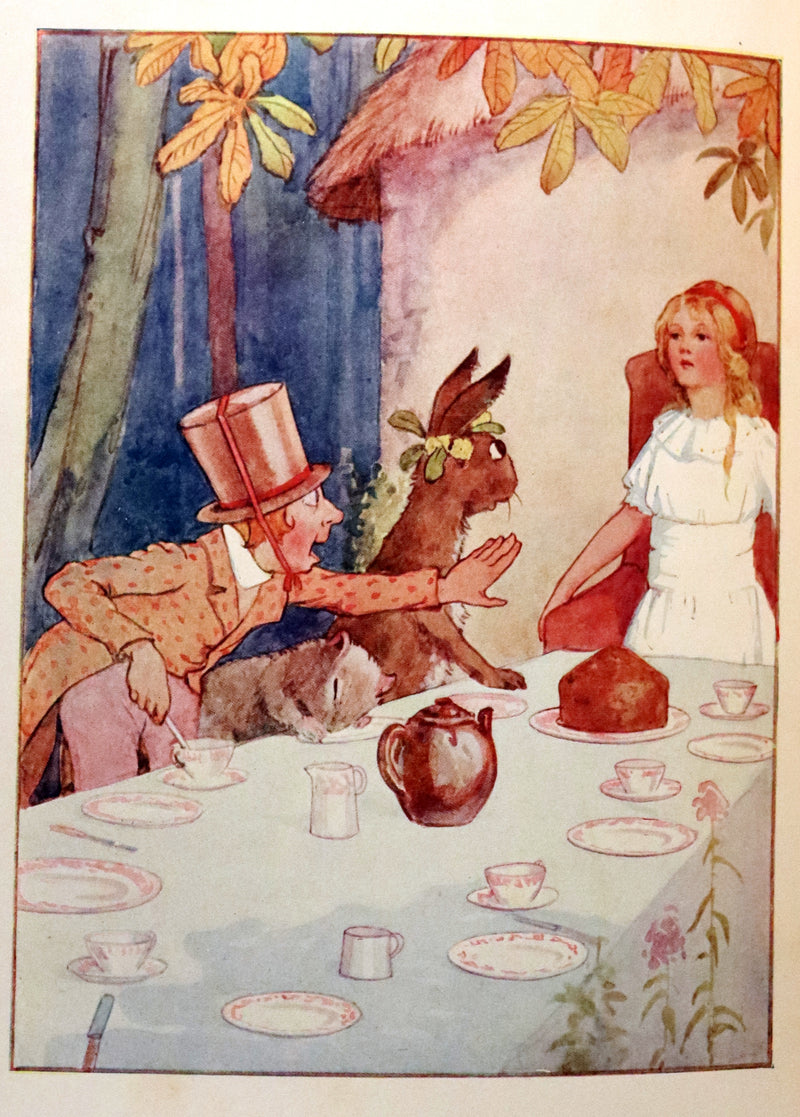 1920 Rare Book - Alice's Adventures in Wonderland illustrated by Margaret W. Tarrant.