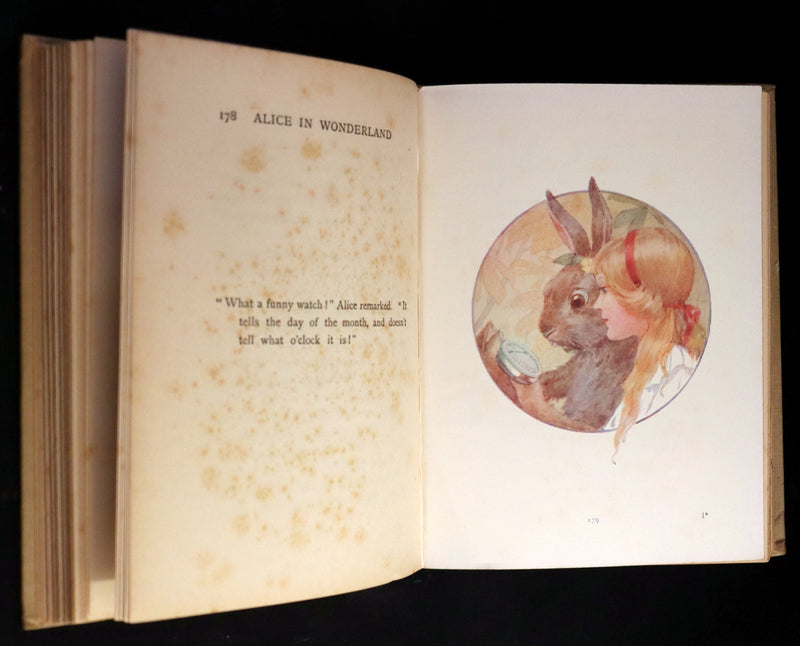 1920 Rare Book - Alice's Adventures in Wonderland illustrated by Margaret W. Tarrant.