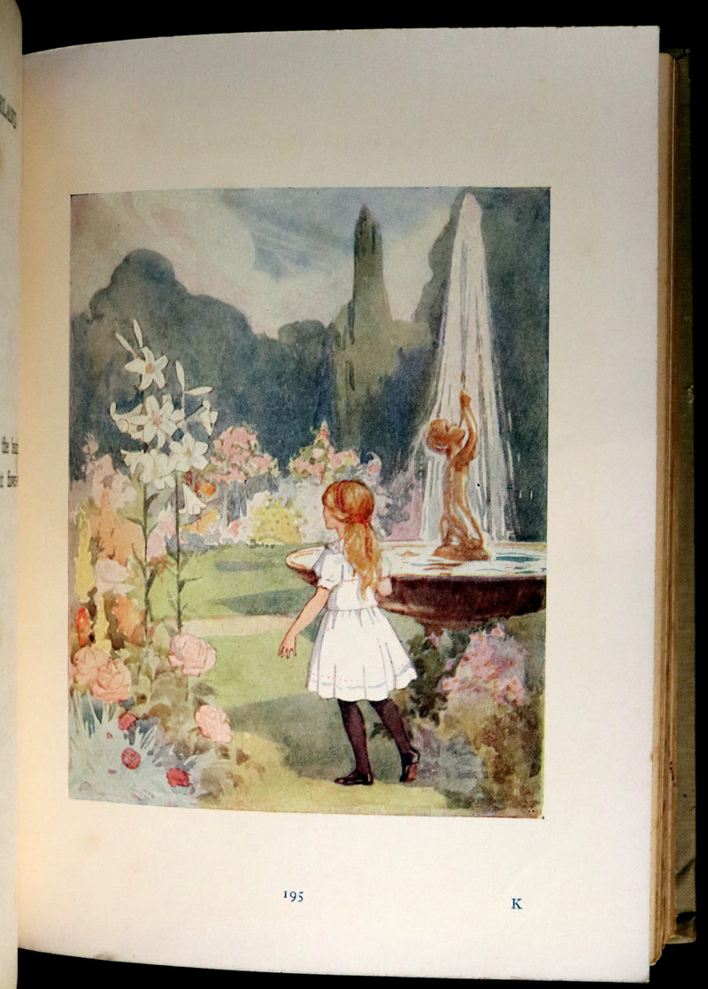 1920 Rare Book - Alice's Adventures in Wonderland illustrated by Margaret W. Tarrant.