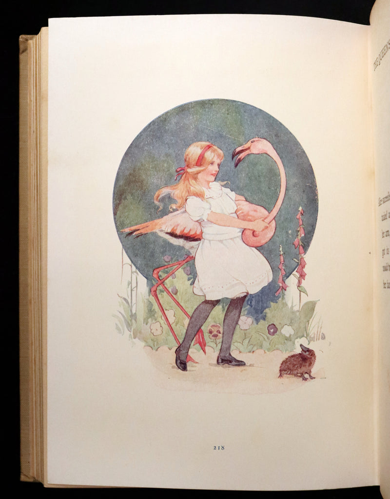 1920 Rare Book - Alice's Adventures in Wonderland illustrated by Margaret W. Tarrant.