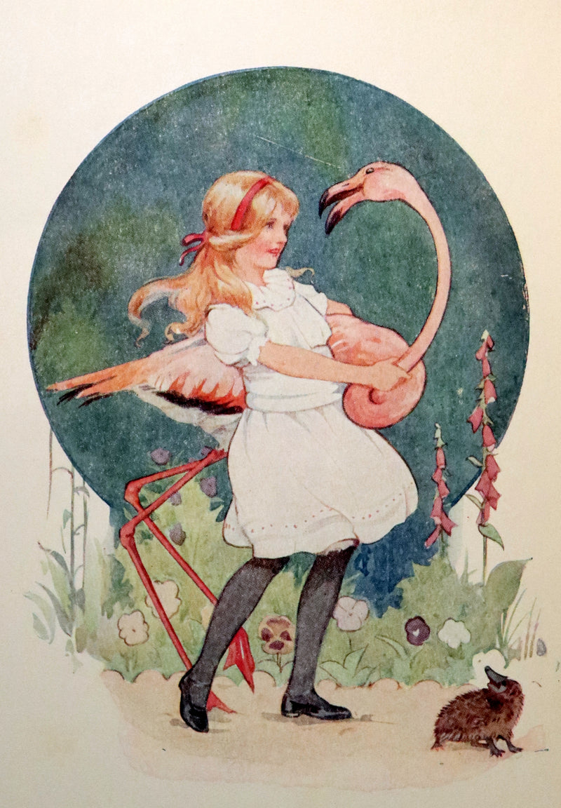 1920 Rare Book - Alice's Adventures in Wonderland illustrated by Margaret W. Tarrant.