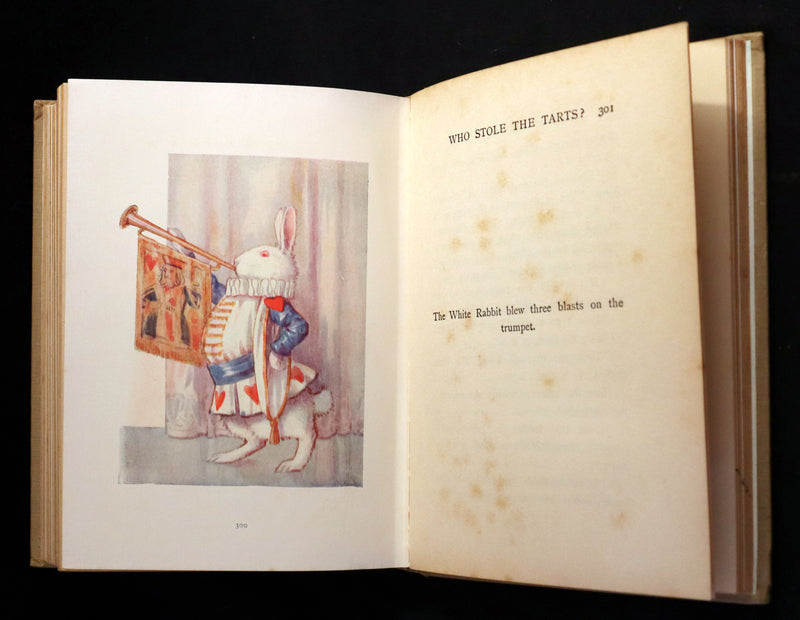 1920 Rare Book - Alice's Adventures in Wonderland illustrated by Margaret W. Tarrant.