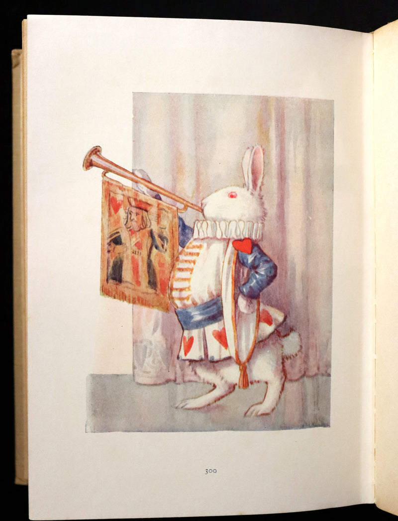 1920 Rare Book - Alice's Adventures in Wonderland illustrated by Margaret W. Tarrant.