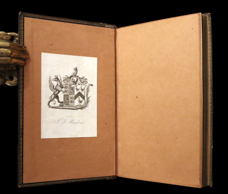 1852 Rare Early Edition in Morocco binding ~ Uncle Tom's Cabin by Harriet Beecher Stowe. Illustrated.