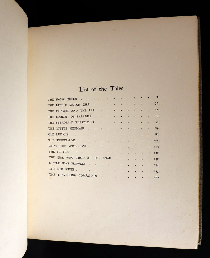 1922 Scarce First Edition - Hans Christian Andersen FAIRY TALES illustrated by Honor Charlotte Appleton.