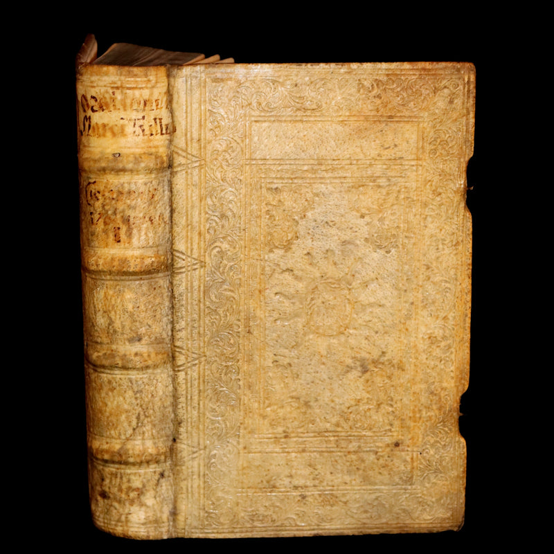 1590 Scarce Latin vellum Book - Cicero Orations / Speeches - Orationum Marci Tullii Ciceronis.