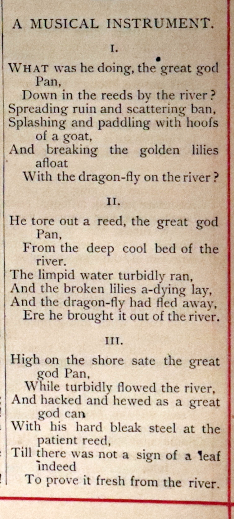 1883 Rare and beautiful Victorian Book - The Poetical Works of Elizabeth Barrett Browning.
