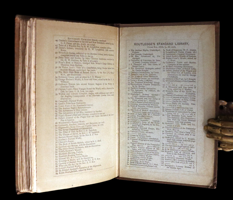 1884 Rare Edition  - Demonology and Witchcraft - WITCHES & FAIRIES by Sir Walter Scott.
