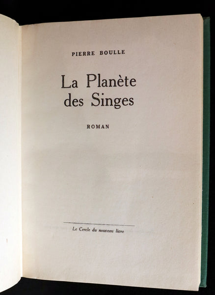 1963 Rare First Limited Edition #245 - La Planete des Singes (The Planet of the Apes) by Pierre Boulle.